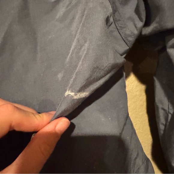 Vintage REI Flannel Lined Full Zip Rain Jacket Blue Size XS - Picture 8 of 8